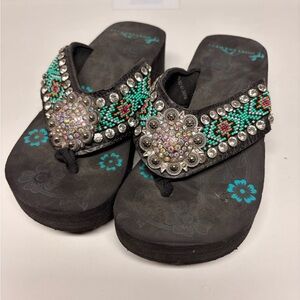 Montana west western inspired platform sandals